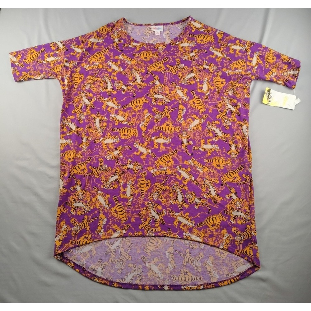 NWT Disney LuLaRoe Night Shirt Women's S Tigger Winnie The Pooh Purple Graphic